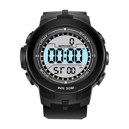 SANDA 340 Men Stopwatch 30M Waterproof Digital Watch