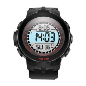 SANDA 340 Men Stopwatch 30M Waterproof Digital Watch