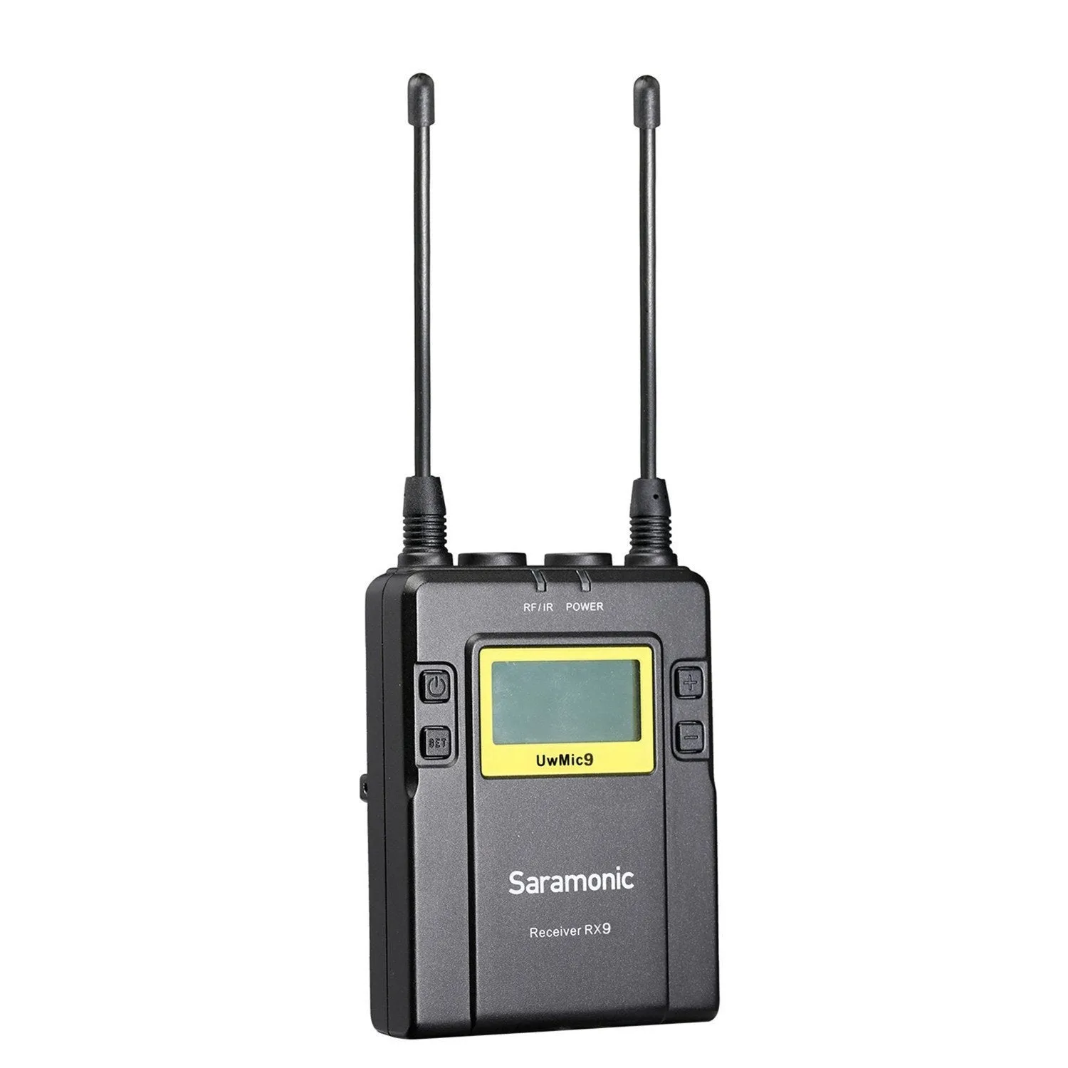 Saramonic UWMIC9 96-Channel Digital UHF Wireless Lavalier Microphone System with 2 x Bodypack Transmitters & 1 x Portable Receiver