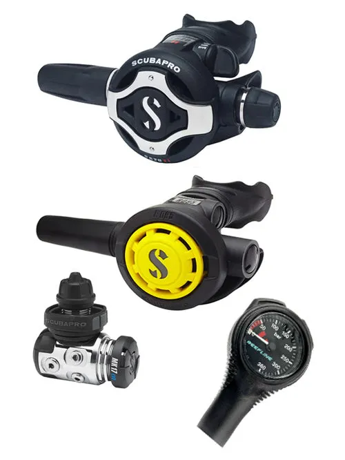 Scubapro Regulator Set: MK17 Evo (Din or Yoke)   S620 Ti   Octopus   Free SPG