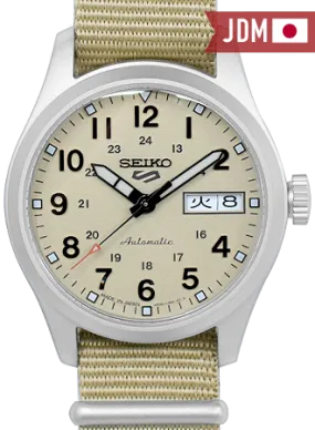 Seiko 5 Sports “Field Sports Style” Automatic 36 Desert Tan Ref. SBSA199