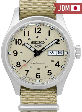 Seiko 5 Sports “Field Sports Style” Automatic 36 Desert Tan Ref. SBSA199