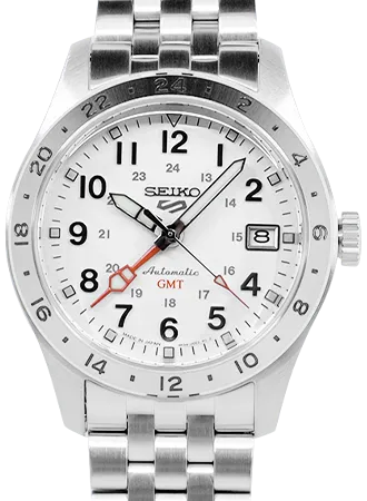 Seiko 5 Sports “Field Sports Style” GMT White Ref. SBSC009