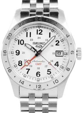 Seiko 5 Sports “Field Sports Style” GMT White Ref. SBSC009