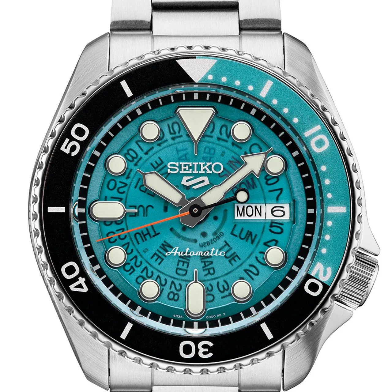 Seiko 5 Sports SRPJ45K1 Skeleton Style Automatic Watch for Men