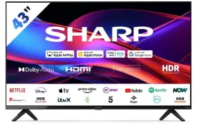 Sharp 2TC43GD2225K 43" Full HD Frameless Smart Roku Television