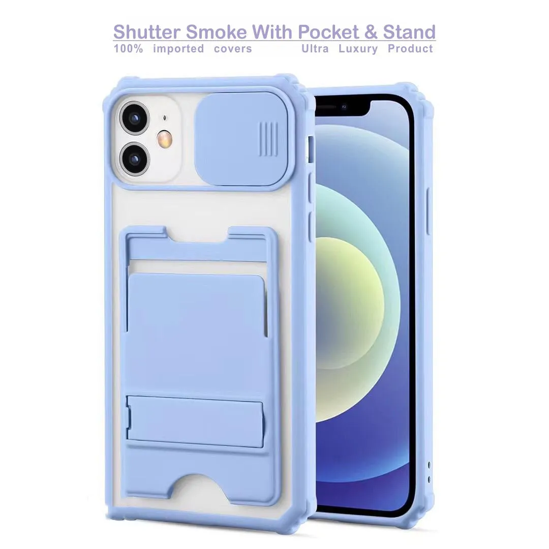 Shutter Smoke With Stand Hard Case For Realme