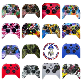 Silicone Cover For XBOX Series X Controller Case Skin Extra Grip Cool Designs