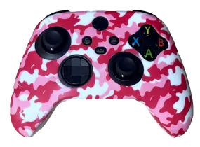 Silicone Cover For XBOX Series X/S Controller Case Skin - Pink Camo