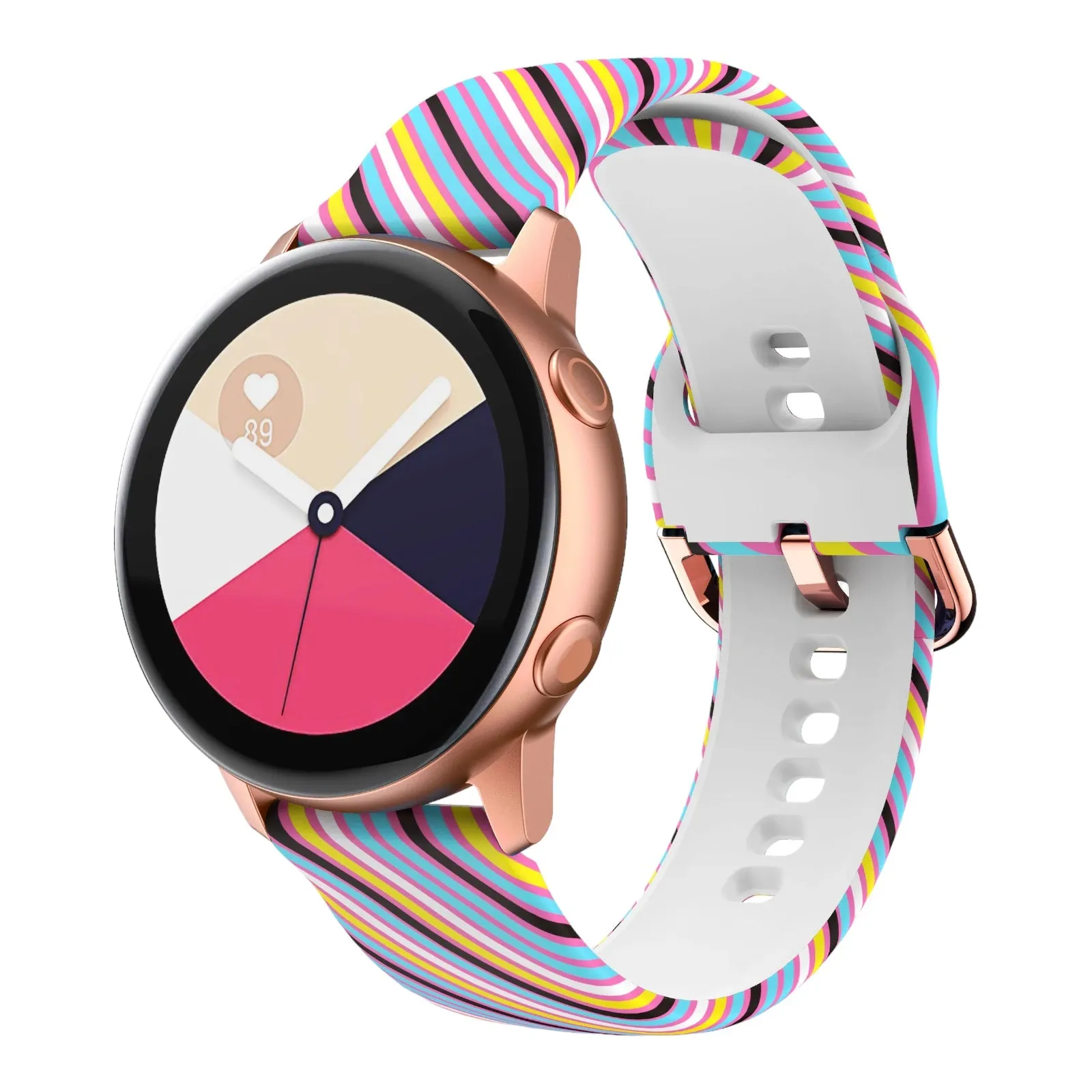 Silicone Pattern Watch Straps compatible with the T92 Smartwatch