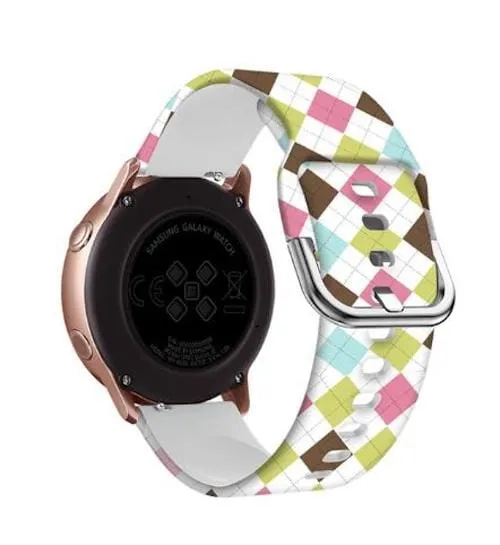 Silicone Pattern Watch Straps compatible with the T92 Smartwatch