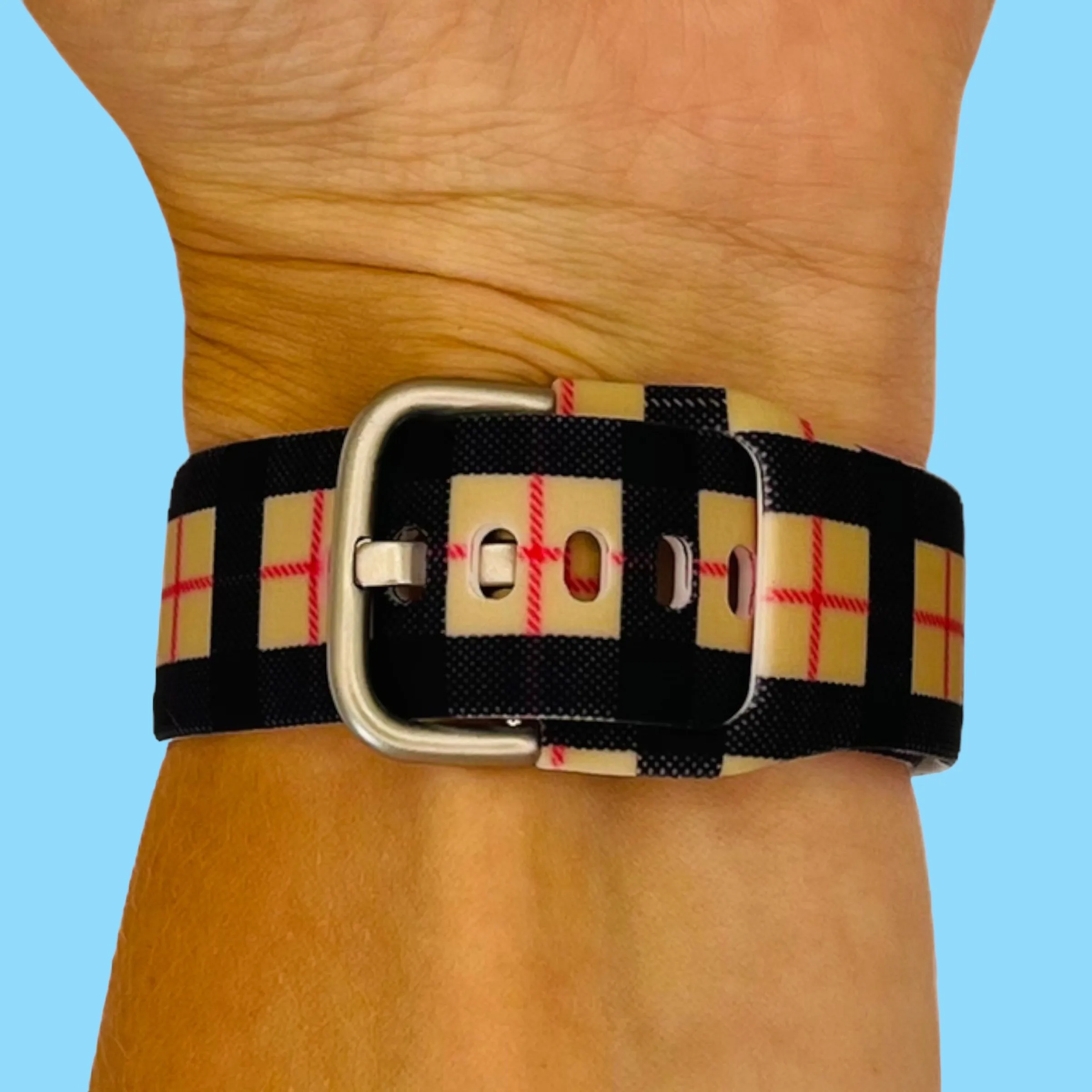 Silicone Pattern Watch Straps compatible with the T92 Smartwatch