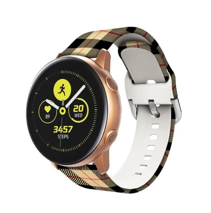 Silicone Pattern Watch Straps compatible with the T92 Smartwatch