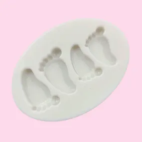 Small Baby Feet Silicone Mold