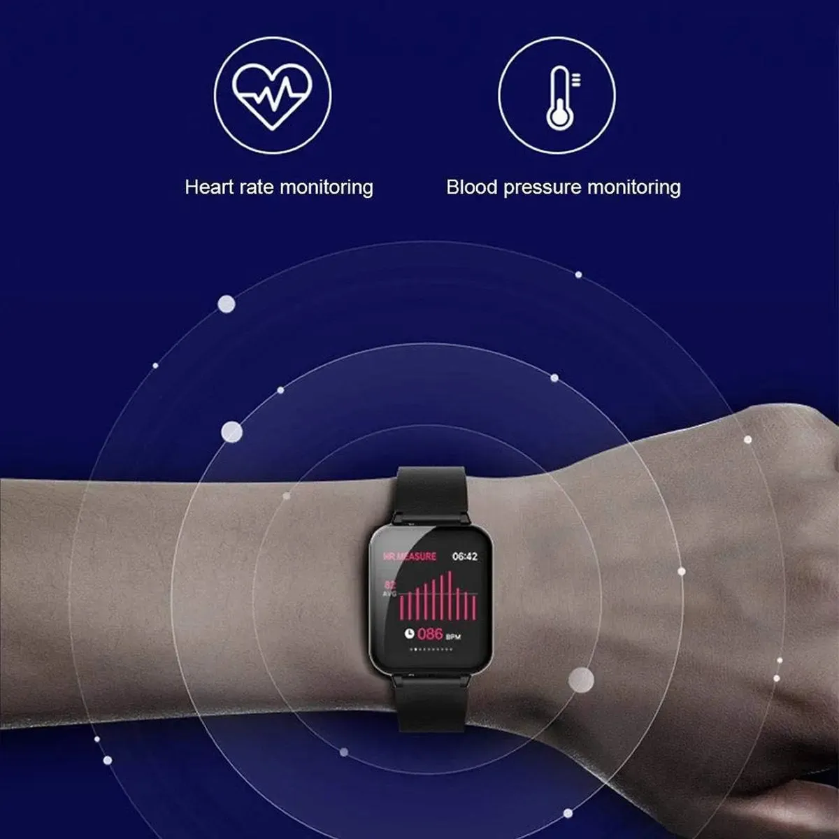 Smart Fit Total Wellness And Sports Activity Watch-Total Wellness Watch