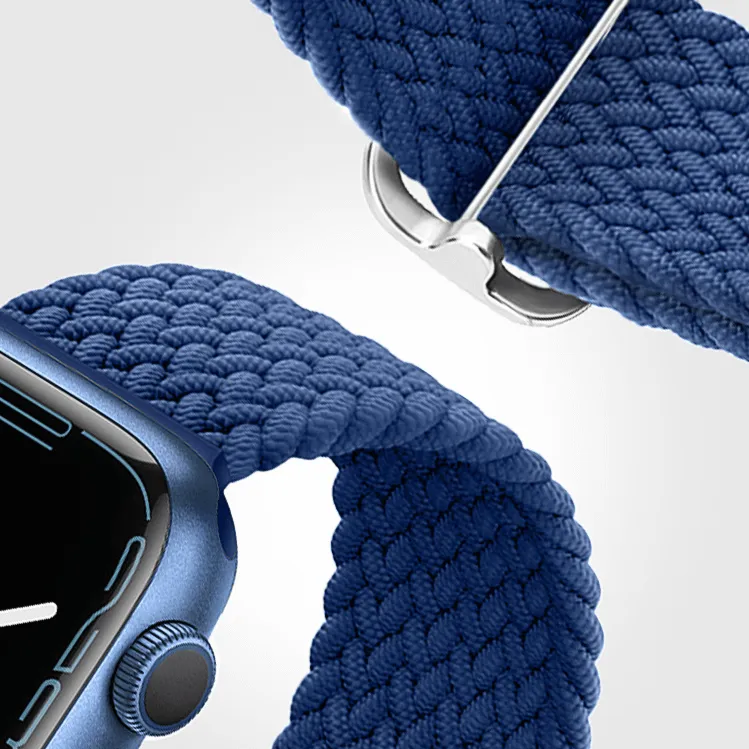 Soft Braided Loop Band For Apple Watch - Royal Blue