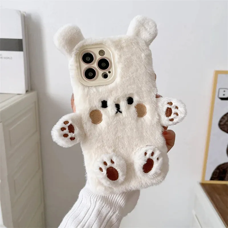 Soft Plush Bear iPhone Case