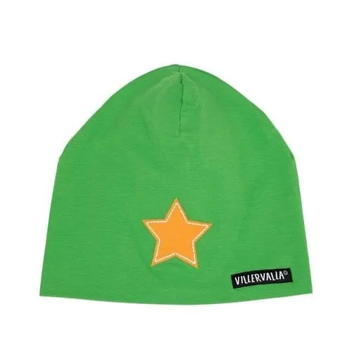 Solid Star Beanie: Pea Green