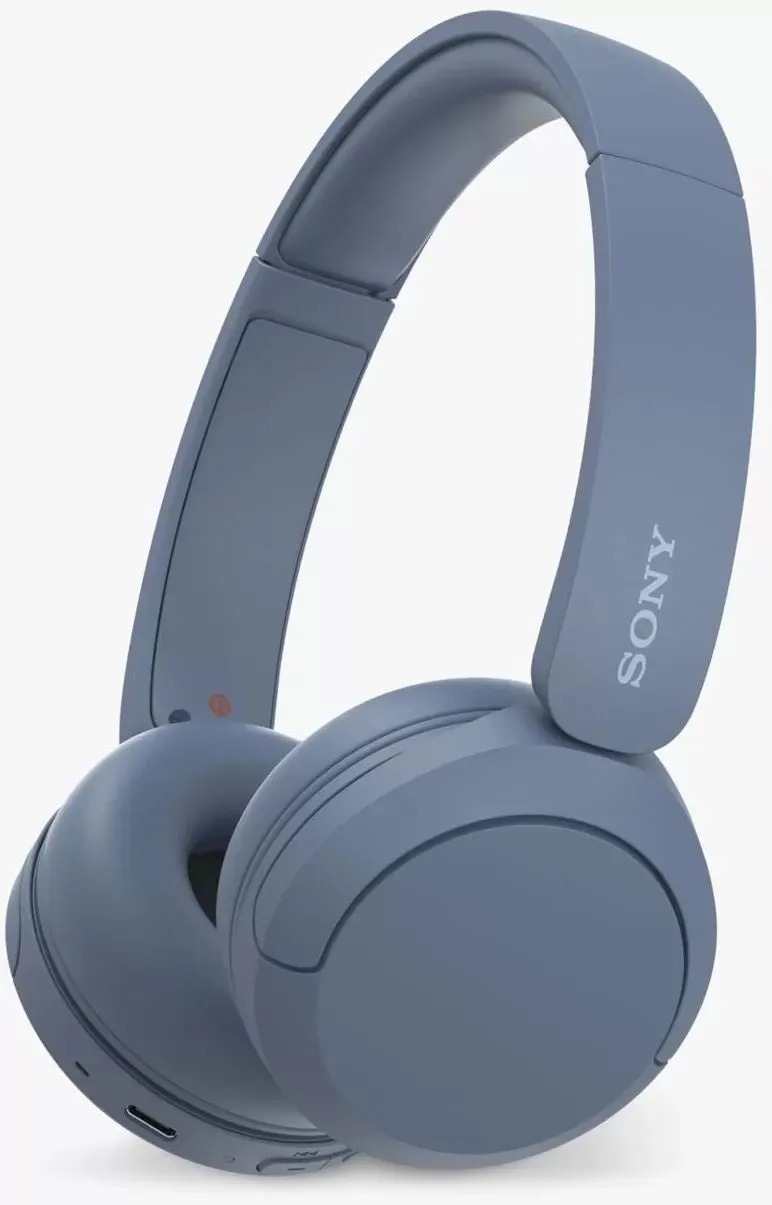 Sony WHCH520 Bluetooth Wireless On-Ear Headphones with Mic/Remote, Blue