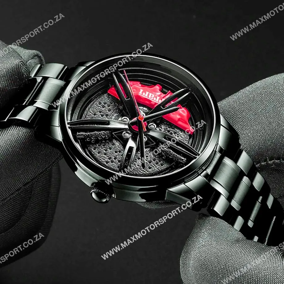 Sports Car Rim Wheel Watch - Ferrari