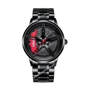 Sports Car Rim Wheel Watch - Ferrari