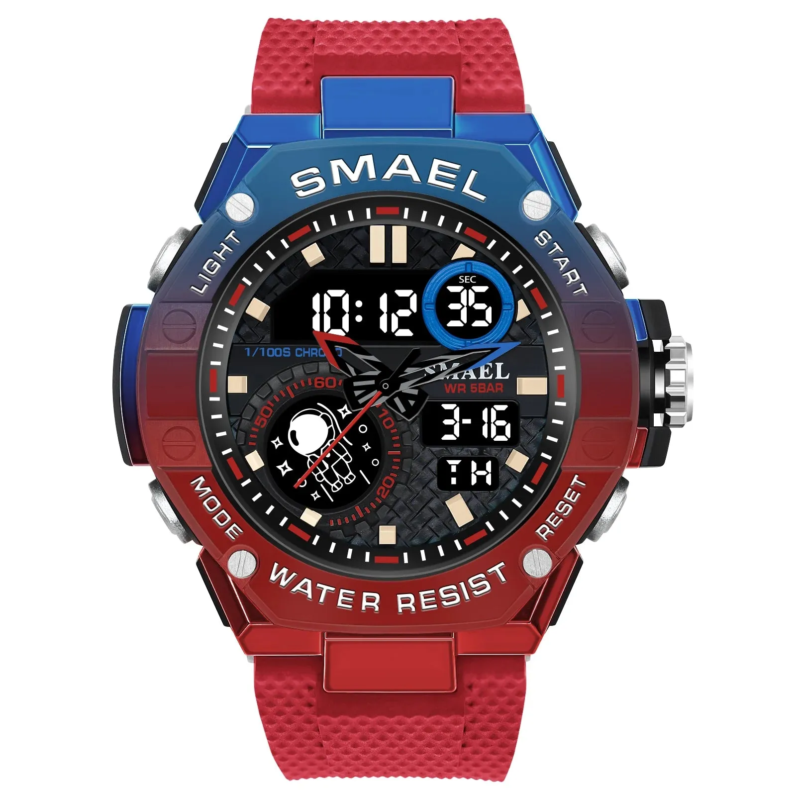 Sports Watch Men Waterproof Watches SMAEL Fashion Brand Digital Quartz Clock Stopwatch 8068 Military Army Quartz Wristwatches