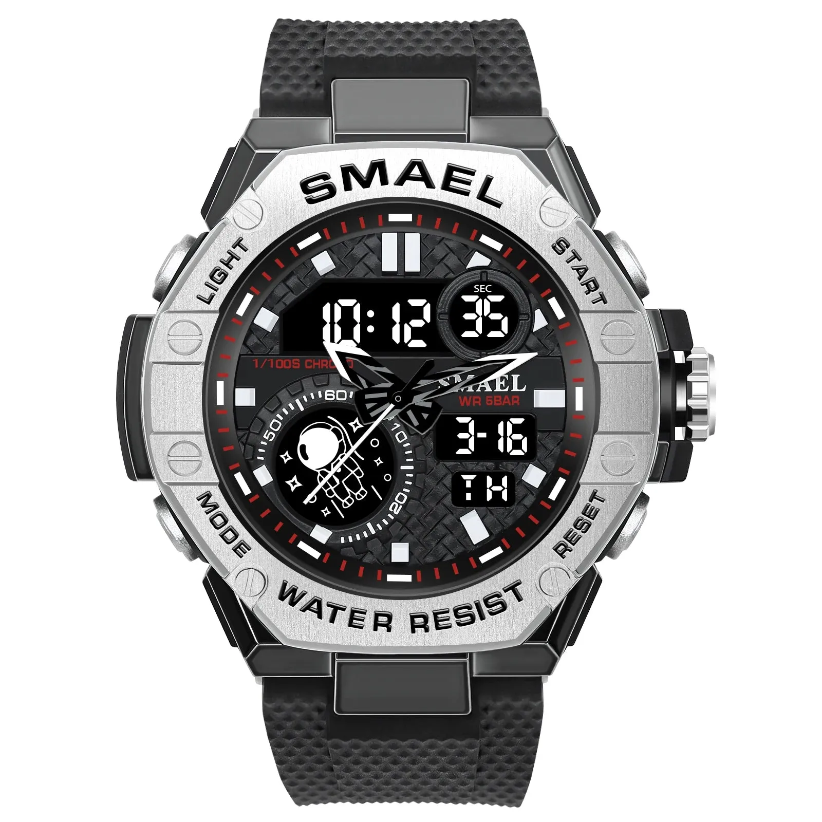 Sports Watch Men Waterproof Watches SMAEL Fashion Brand Digital Quartz Clock Stopwatch 8068 Military Army Quartz Wristwatches