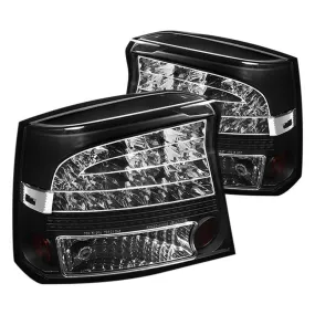 Spyder LED Tail Lights Dodge Charger (2009-2010) Black or Smoke