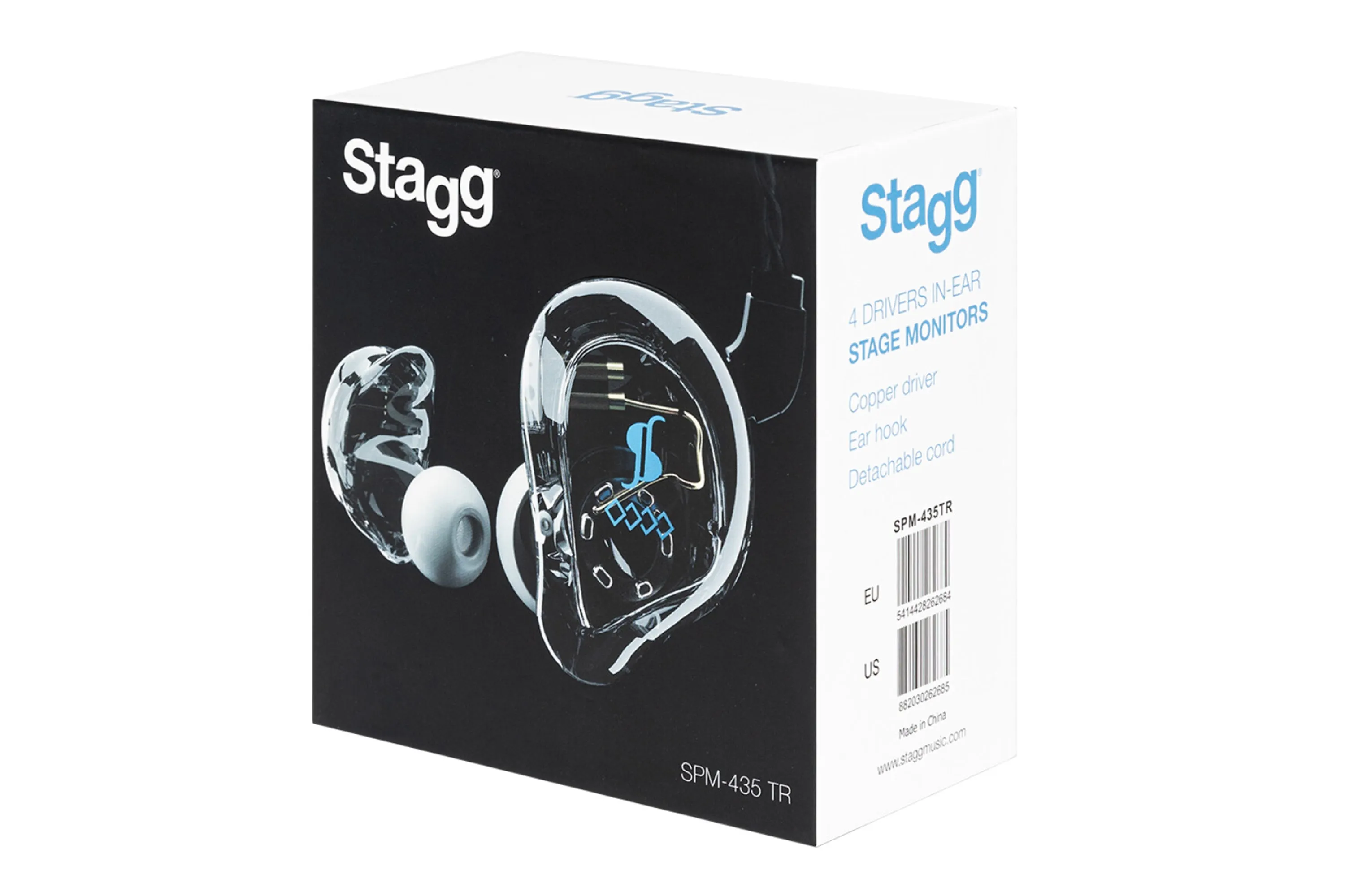 Stagg SPM-435 TR High Resolution Sound Isolating Earphones - 4 Drivers