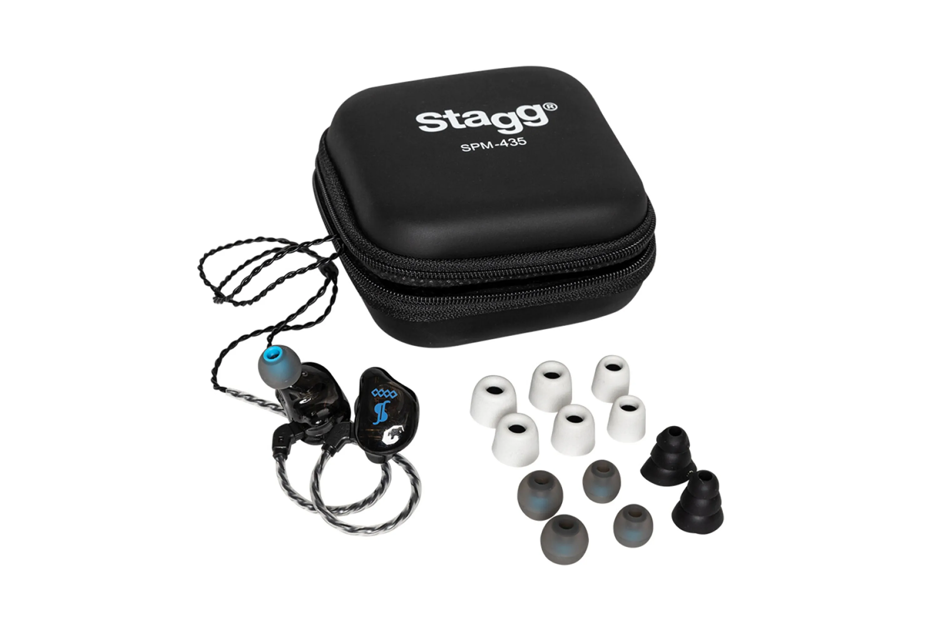 Stagg SPM-435 TR High Resolution Sound Isolating Earphones - 4 Drivers