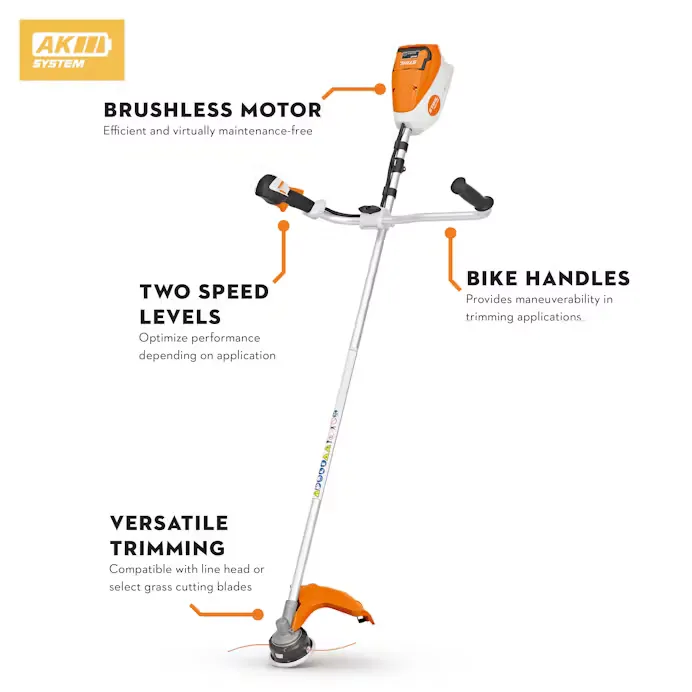 Stihl | FSA 80 Battery Trimmer | w/ AK 20 Battery & AL 101 Charger (FA08 011 5711 US)