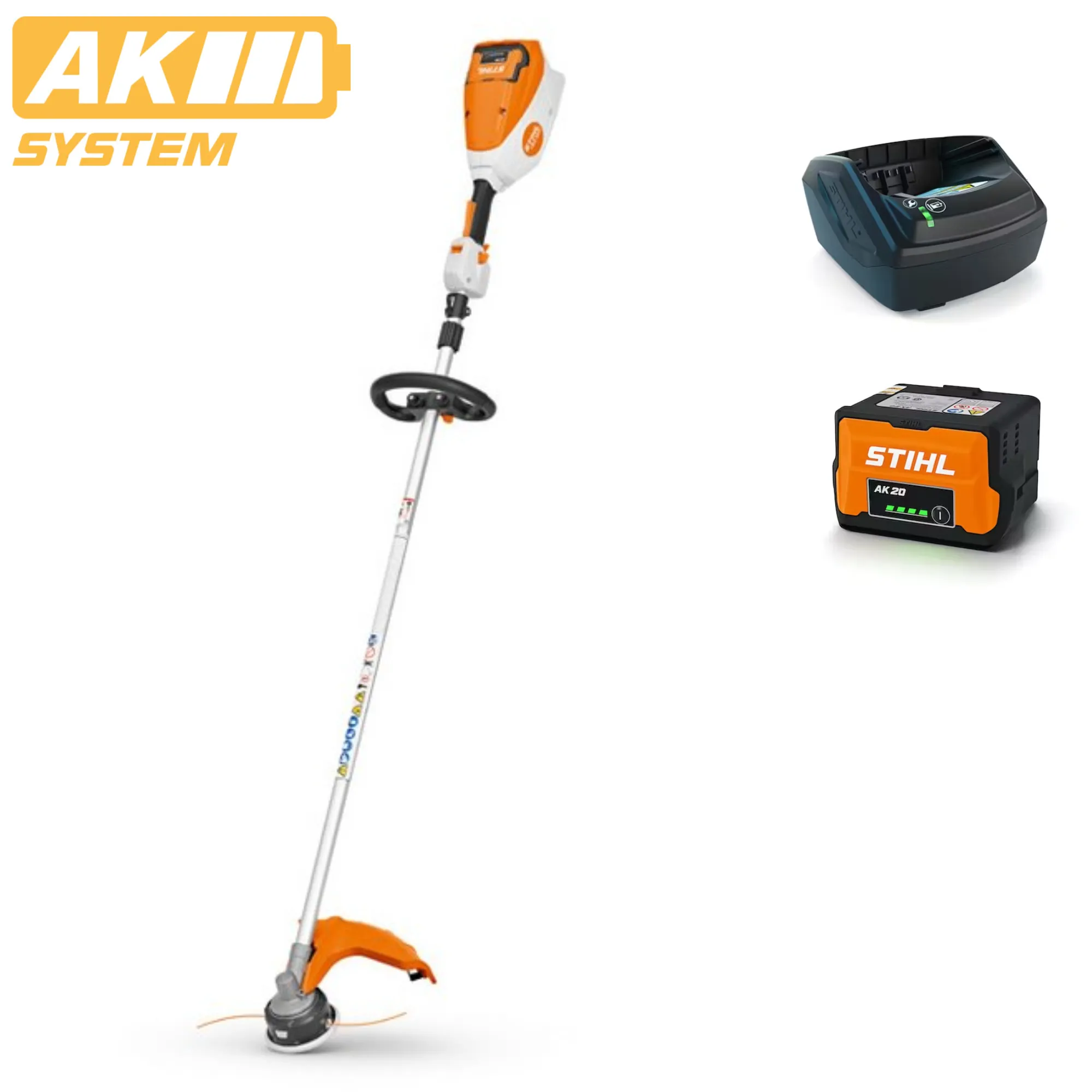 STIHL FSA 80 R Battery Powered String Trimmer w/AK 20 and AL 101