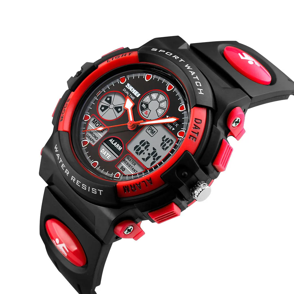 Student sports waterproof electronic watch for children W2311863