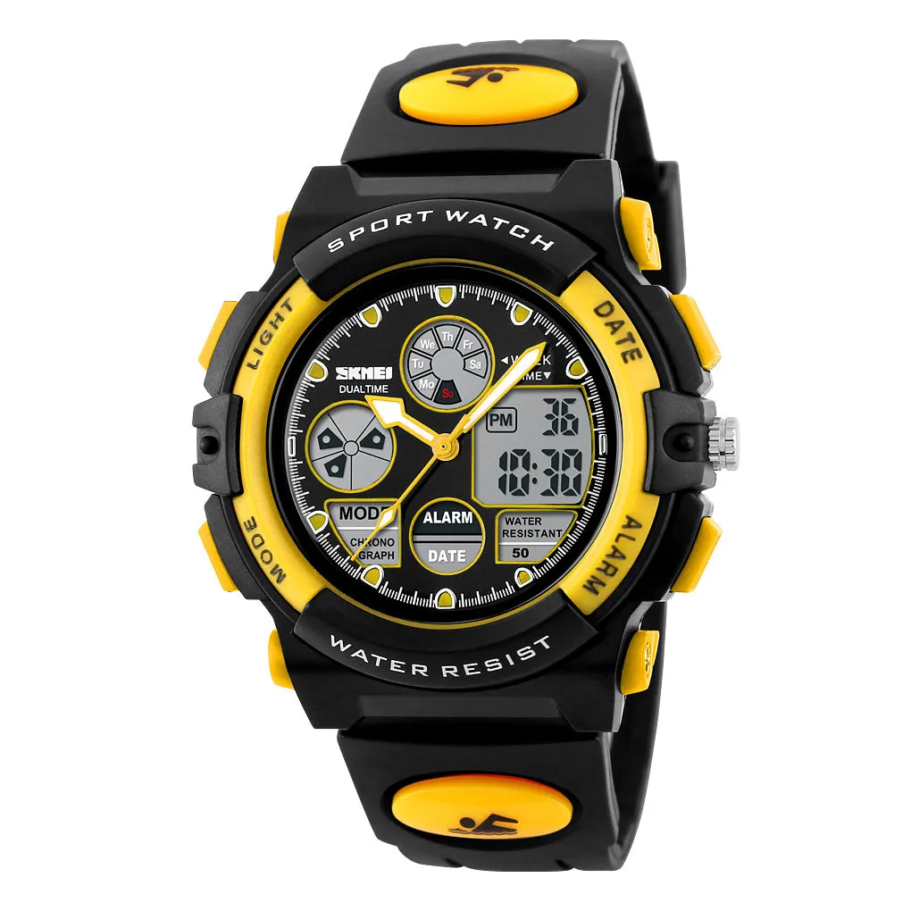 Student sports waterproof electronic watch for children W2311863