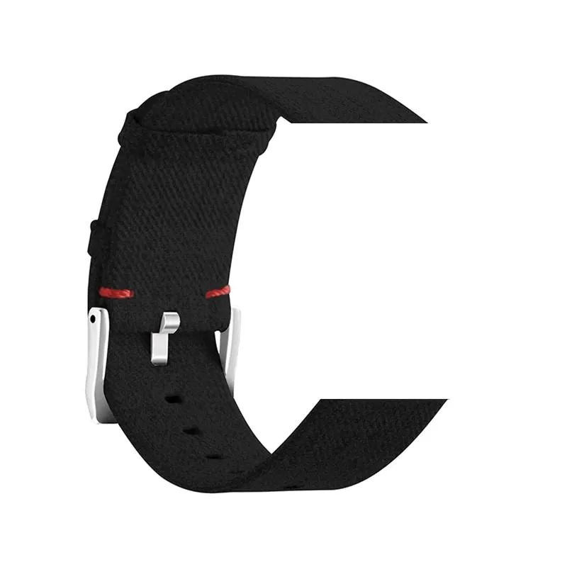 Stylish Canvas Watch Straps Compatible with Garmin Vivomove HR & HR Sports