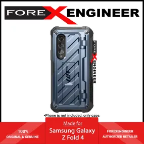 Supcase Unicorn Beetle Pro Rugged Case for Samsung Galaxy Z Fold 4 with Built-in Screen Protector - Metallic Blue