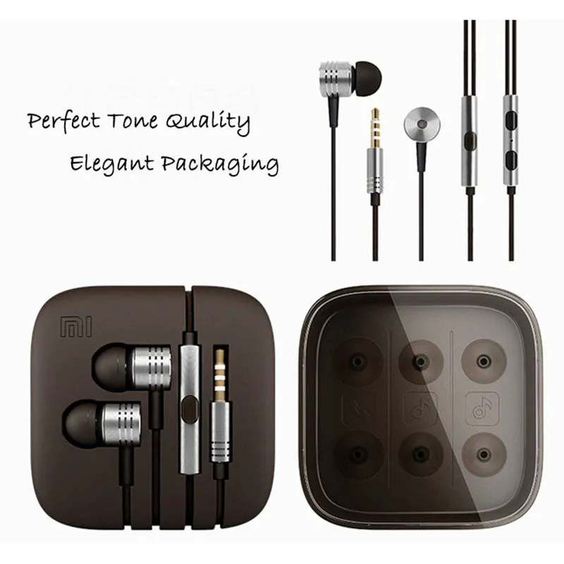 Top quality mega bass updated version 3.5mm XIAOMI Earphone Headphone Ears headset For XiaoMI Samsung iPhone HTC Sony etc