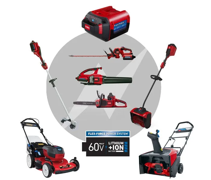 Toro 21466 Recycler 22" 60V Battery Powered Lawn Mower with Personal Pace, Smart Stow and High Wheels