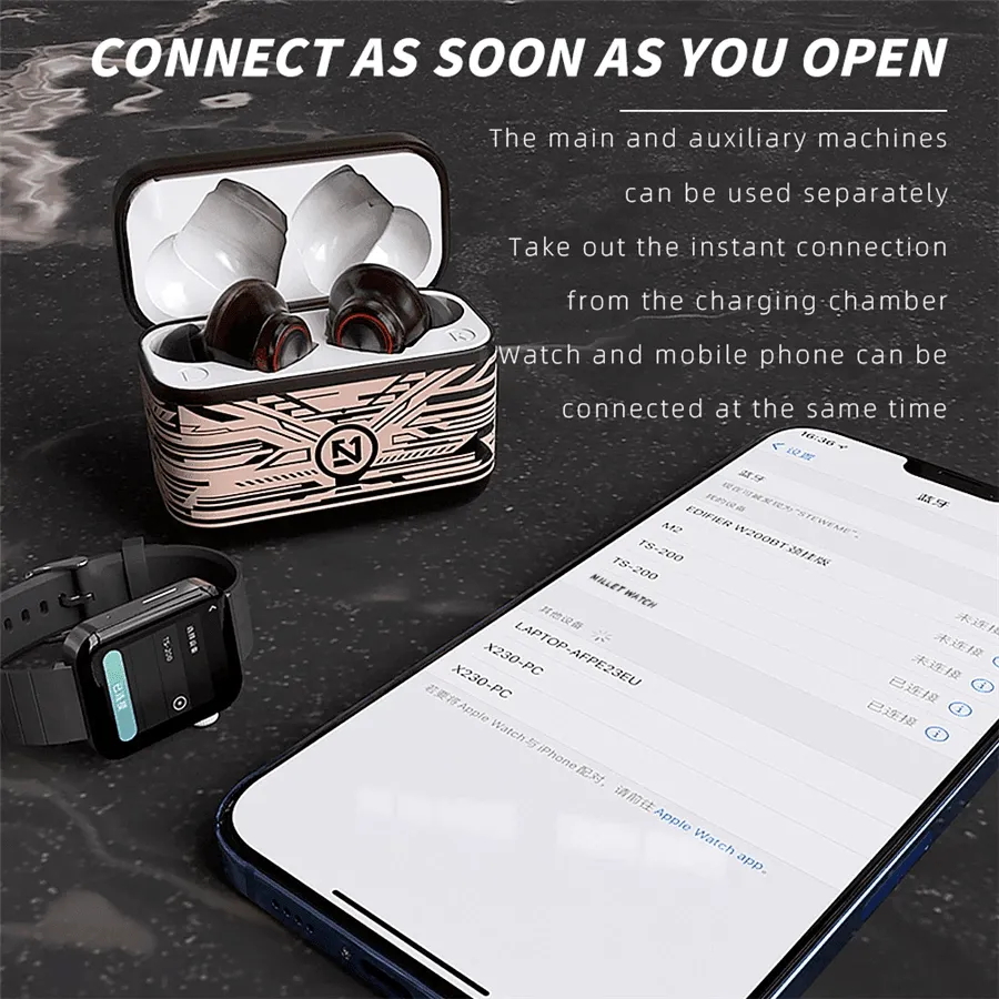 Touch Control Mini TWS Wireless Bluetooth 5.0 Earphones