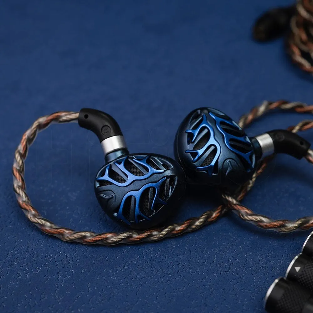 TRN Azure Dragon 14.6mm Second-Gen Flagship Planar Diaphragm Driver In-Ear Earphones