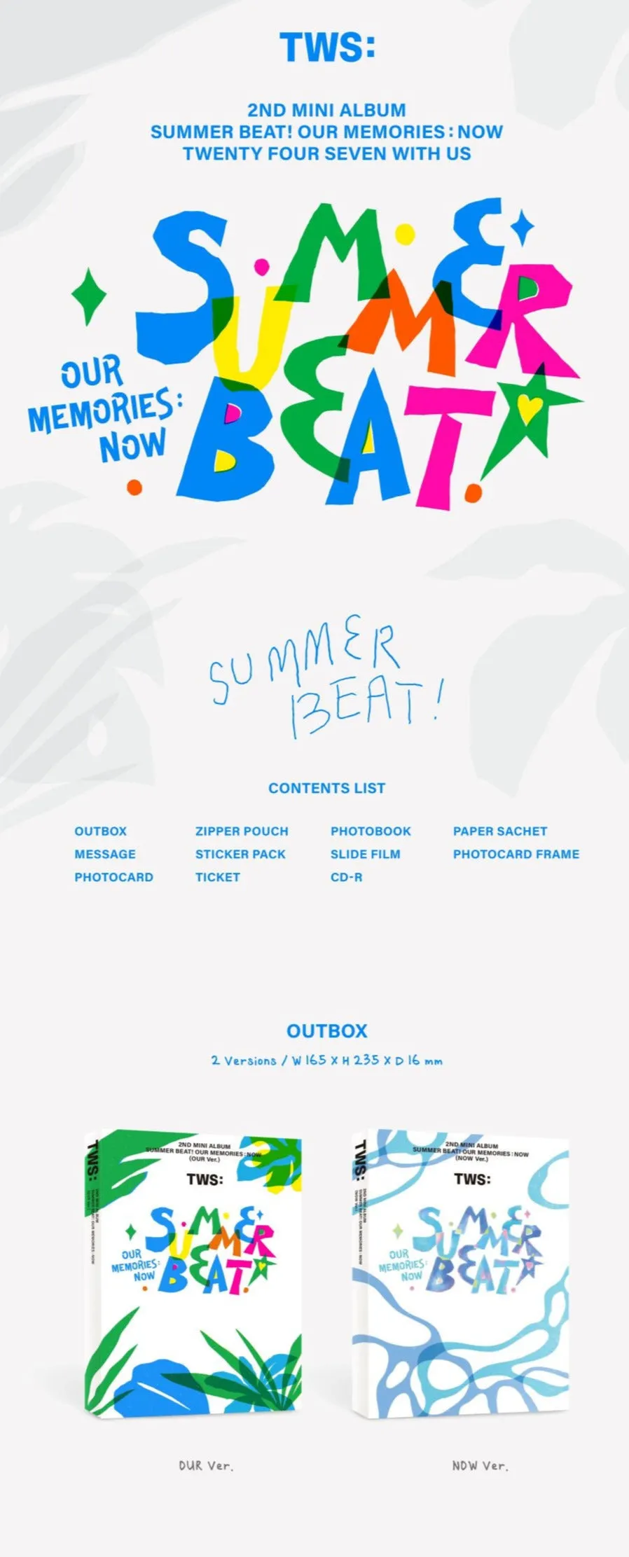 TWS - 2nd Mini Album [SUMMER BEAT!]