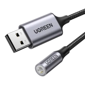 UGREEN 30757 USB to 3.5mm Audio Jack Sound Card Adapter