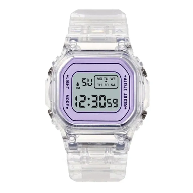 Unisex Digital Vintage Style LED Wrist Watch