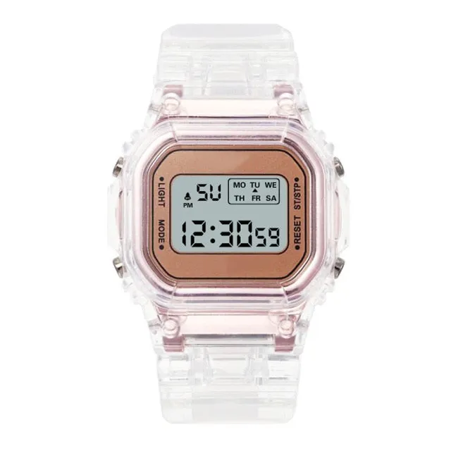 Unisex Digital Vintage Style LED Wrist Watch