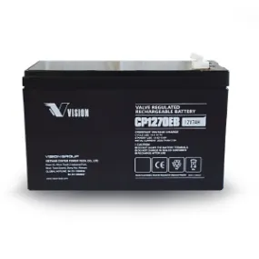 Vision - CP1270EB - VRLA BATTERY 12V 7AH E (BOX) CP1270EB