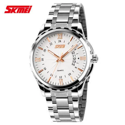 Watches men luxury brand Skmei quartz watch men full steel wristwatches dive 30m Fashion sport watch