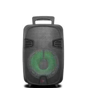 Wattson - 8" Rechargeable Speaker With Bluetooth & Led Display Screen