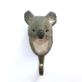 Wildlife Garden - Hand Carved Hook - Koala