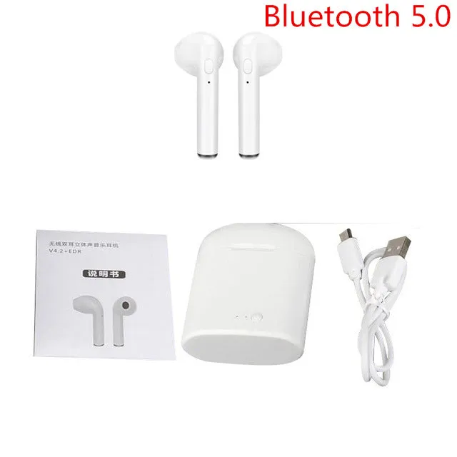 Wireless Bluetooth 5.0 Earphones mini Headsets Earbuds with Mic