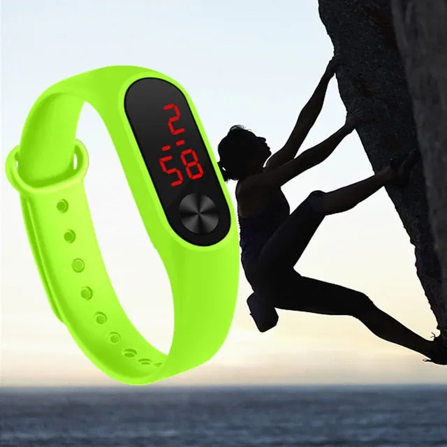 Woman's Digital Sports Watch in a Variety of Colours